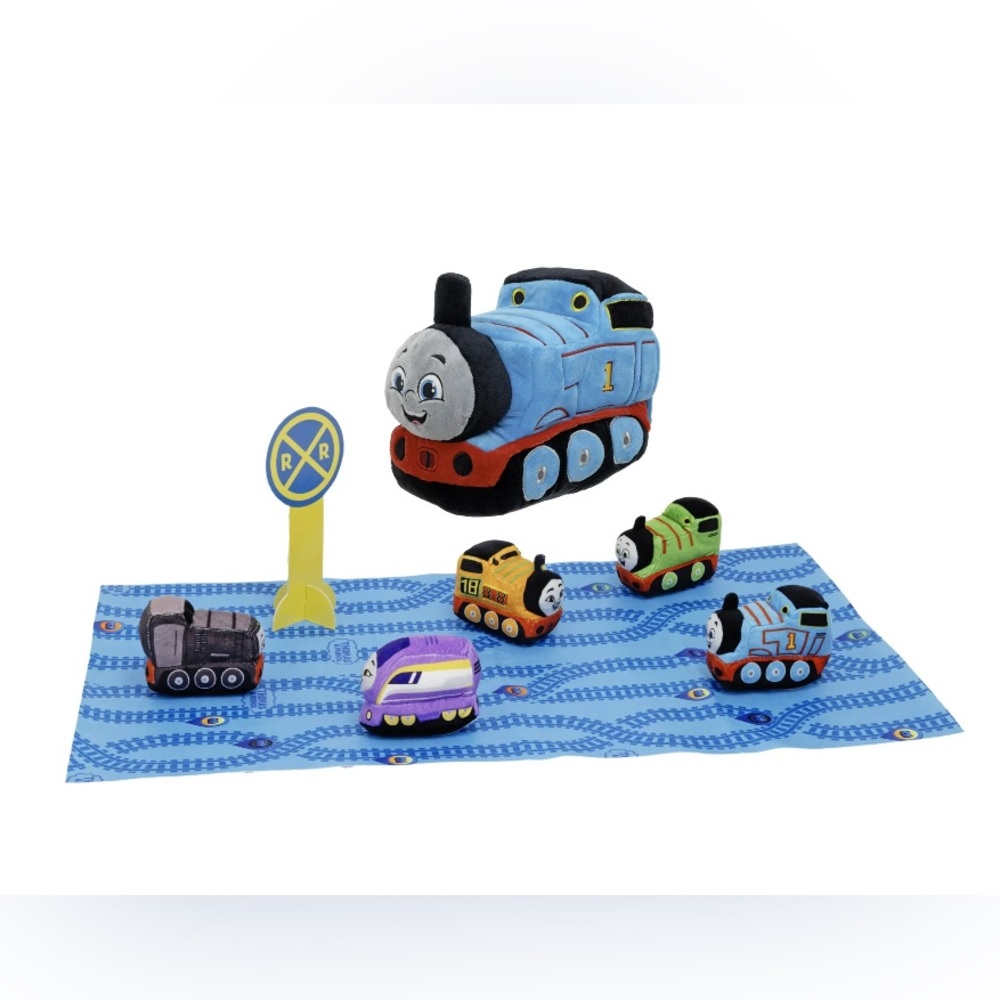 Thomas and Friends 11.5 inch Plush Toy Set of 8 Playset, NEW